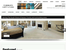 Tablet Screenshot of fuhrmansfloors.com